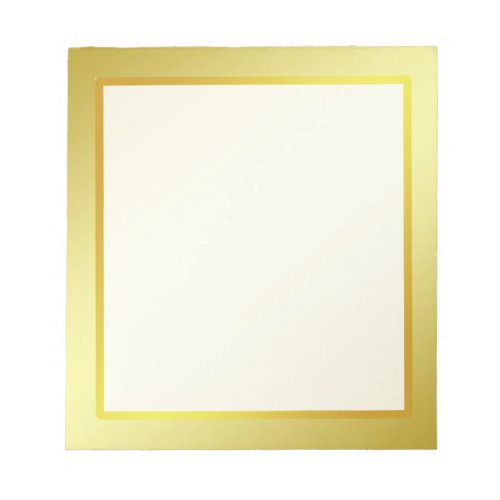 Gold Boarder Photo frame Autograph Notepad