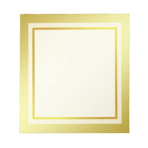 Gold Boarder Photo frame Notepad