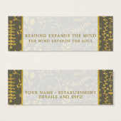 Gold Boho Bookmarks (Front & Back)