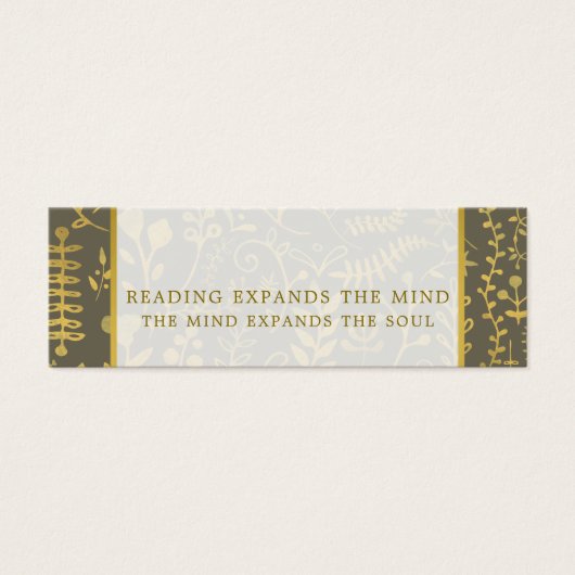 Gold Boho Bookmarks (Front)