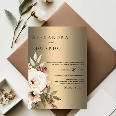 Gold Boho Elegance Wedding