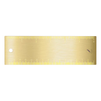 Gold Bookmark Ruler