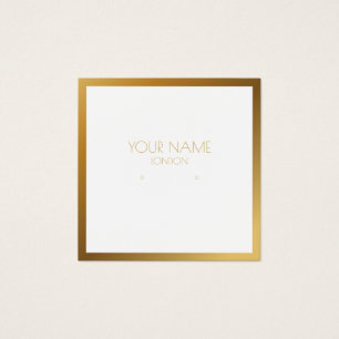 Gold border earring holder