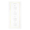 Gold Border on White | Modern