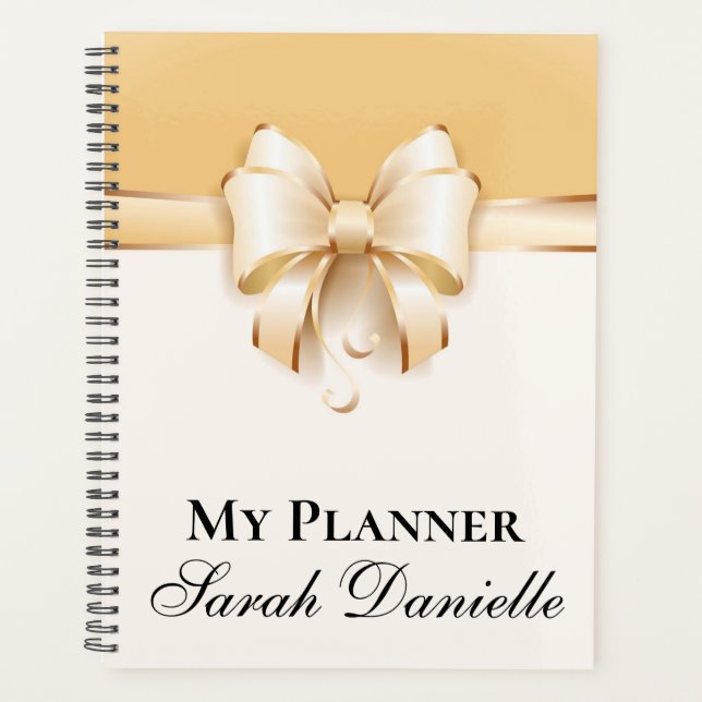 Gold Bow Planner (Front)