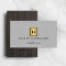 GOLD BOX LOGO with YOUR INITIAL/MONOGRAM on Linen