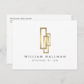 Gold Boxes Professionally Elegant Postcard (Front/Back)