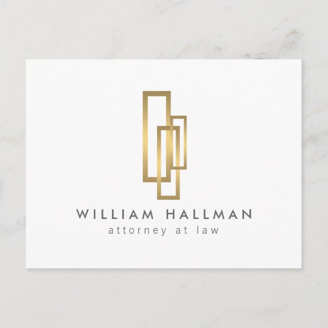 Gold Boxes Professionally Elegant Postcard (Front)