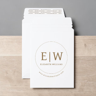 Gold Branded Business Company Envelope Mailers