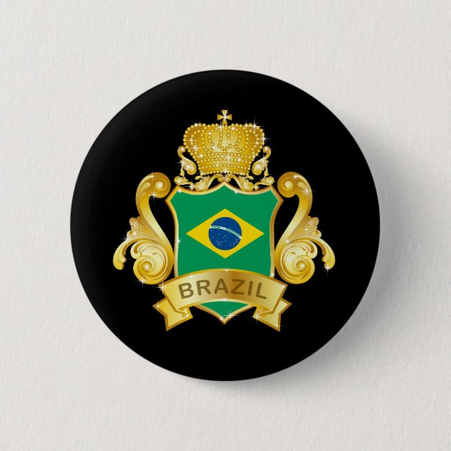 Gold Brazil Button (Front)