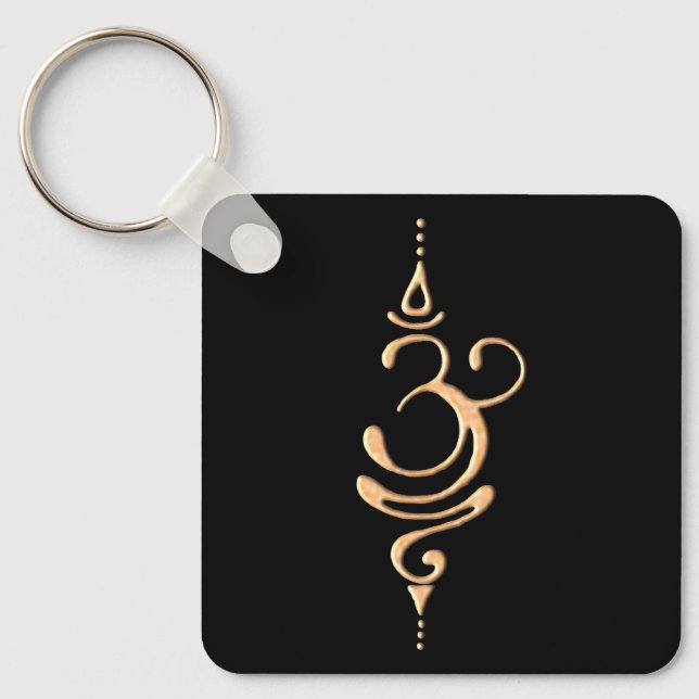 Gold Breathe  Keychain (Front)