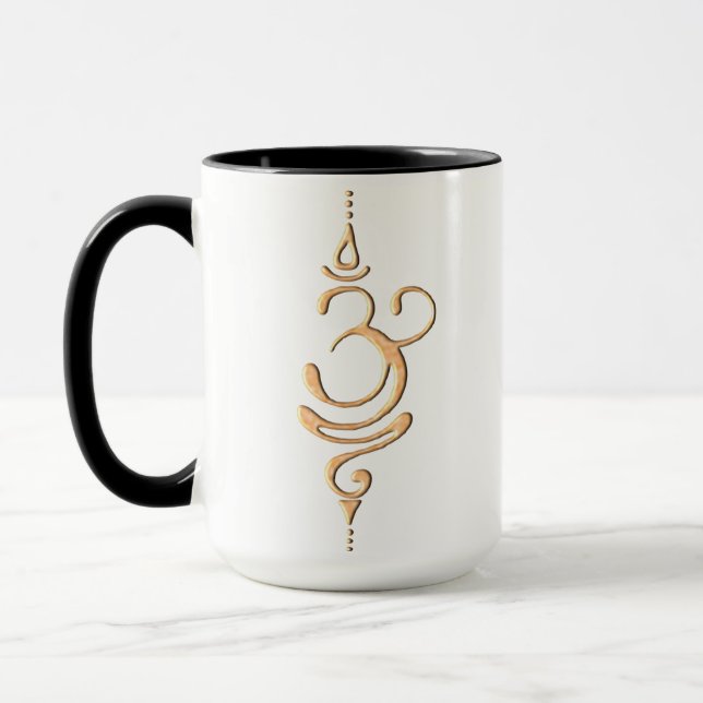 Gold Breathe  Mug (Left)