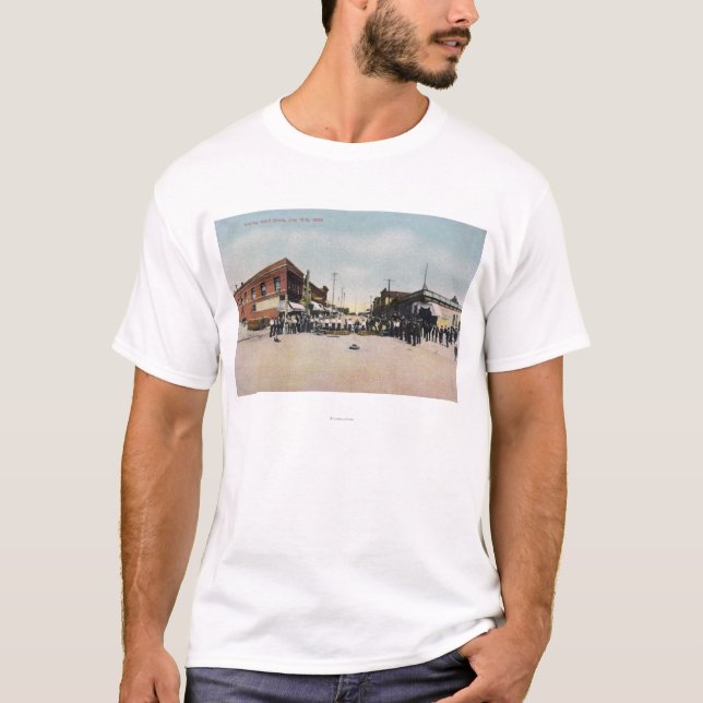 Gold Brick Laying SceneSnohomish, WA T-Shirt (Front)