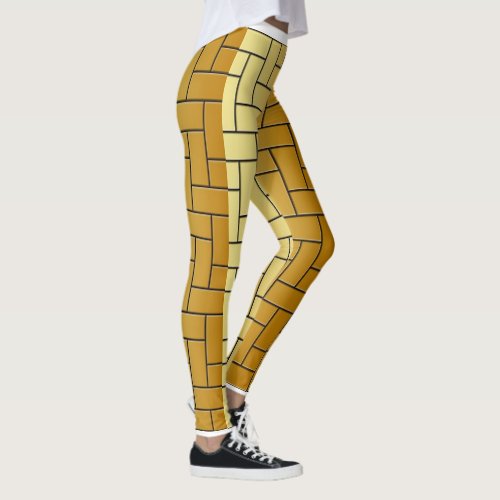 Gold Bricks Leggings