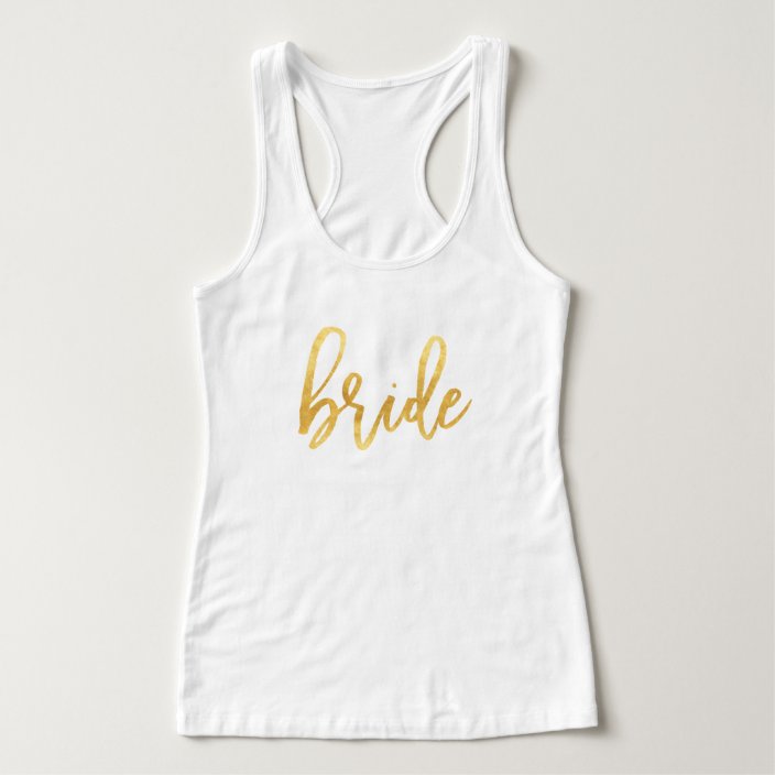 bride tank top