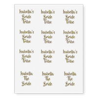 Gold Bride Tribe Team Bridal Shower