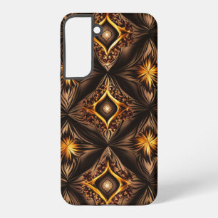 Gold Brown Jewled Eye  Samsung Galaxy S22+ Case