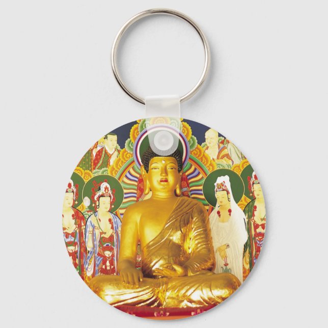 Gold Buddha Keychain (Front)