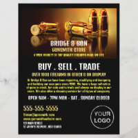 Gold Bullets, Gunsmith, Gunstore Advertising