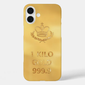 Gold Bullion Bar iPhone 16 Plus Case