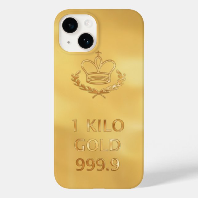 Gold Bullion Bar Case-Mate iPhone Case (Back)