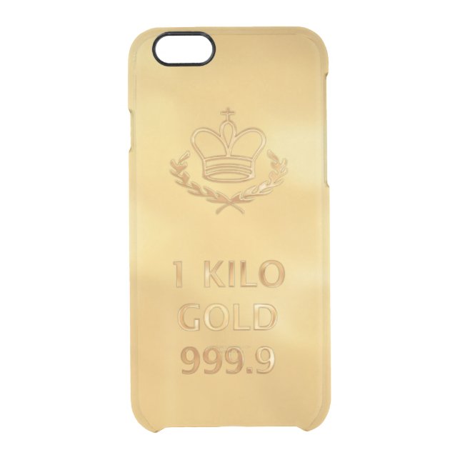 Gold Bullion Bar Uncommon iPhone Case (Back)