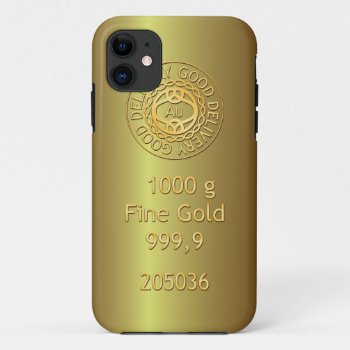 Gold Bullion Golden Style Iphone 5 Case by zlatkocro at Zazzle