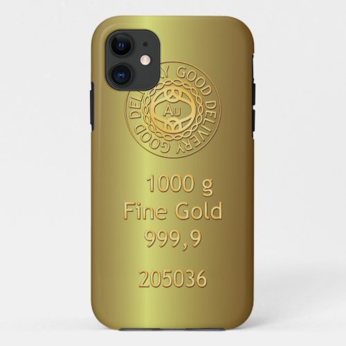Gold Bullion Golden Style iPhone 5 Case