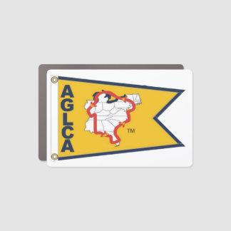 Gold Burgee Car Magnet
