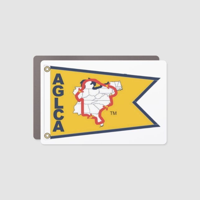 Gold Burgee Car Magnet (Front)