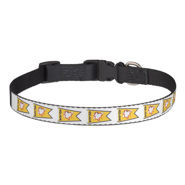 Gold Burgee Pet Collar (Front)