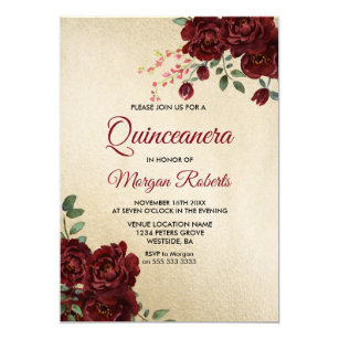 red rose invitations zazzle