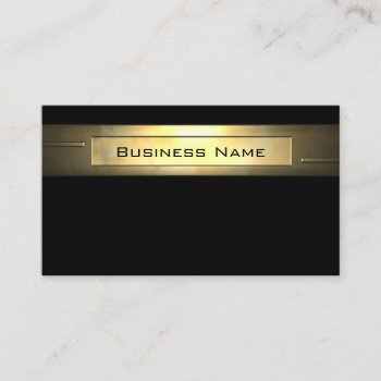 Gold Business 2 Professional Business Card by 3dbacks at Zazzle