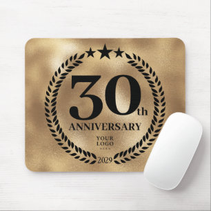 Gold Business 30th Anniversary Commemorative Mouse Pad