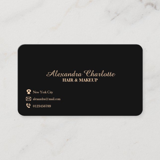 Gold Business Card Premium Design (Front)