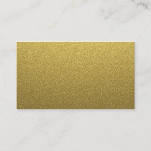 Customizable Gold Business Cards