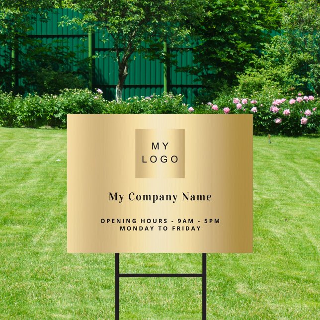 Gold business company logo sign (Creator Uploaded)