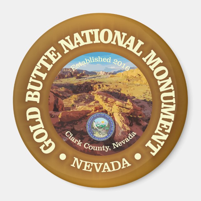 Gold Butte (NM) Magnet (Front)