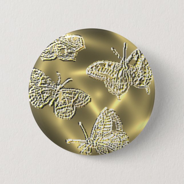 GOLD BUTTERFLIES BUTTON (Front)