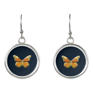 Gold Butterfly Earrings