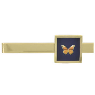 Gold Butterfly Finish Tie Bar