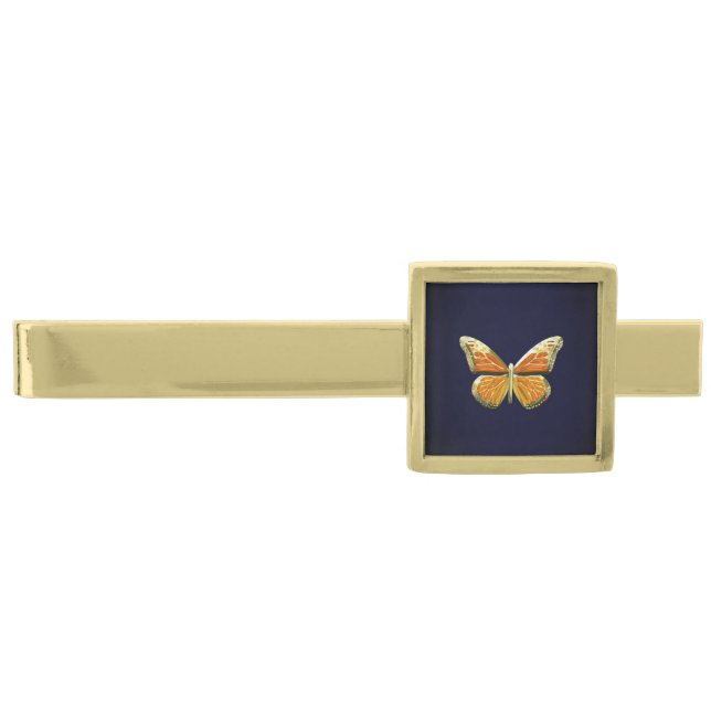 Gold Butterfly Finish Tie Bar (Front)