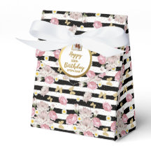 Gold Butterfly Floral Theme Birthday Photo Party