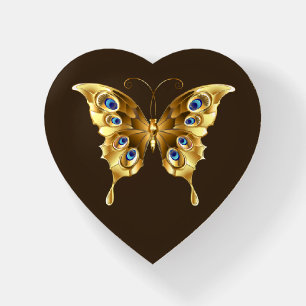 gold butterfly paperweight