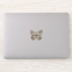 Gold Butterfly Sticker