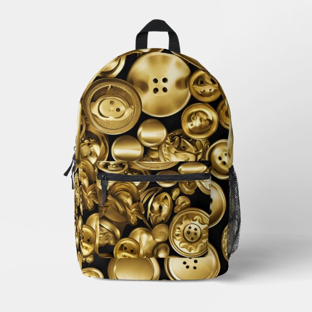 Gold buttons backpack (Front)