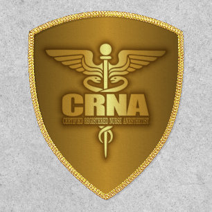Gold Caduceus (CRNA) Patch