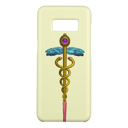 GOLD CADUCEUS MEDICAL SYMBOL Ivory Case_Mate Samsung Galaxy S8 Case