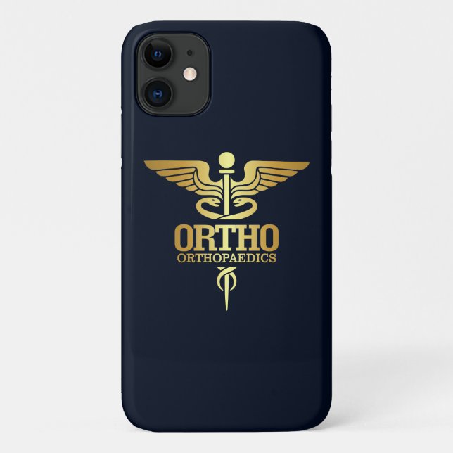 Gold Caduceus (ORTHO) Case-Mate iPhone Case (Back)
