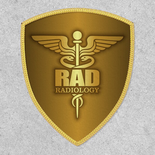 Gold Caduceus (RAD) Patch (Front)
